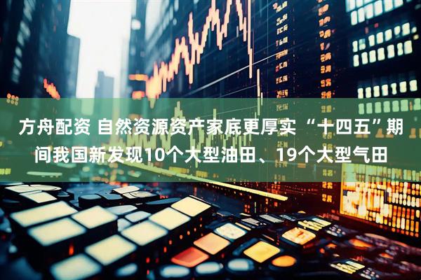 方舟配资 自然资源资产家底更厚实 “十四五”期间我国新发现10个大型油田、19个大型气田