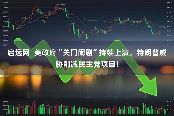 启远网  美政府“关门闹剧”持续上演，特朗普威胁削减民主党项目！